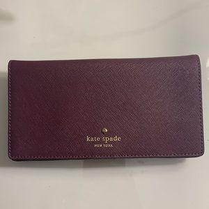 Kate Spade burgundy wallet